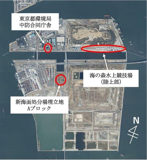 中央防波堤エリアの画像です